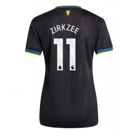 Dámské fotbalový oblečení Manchester United Joshua Zirkzee #11 Tretí košile 2025-26 Krátkým Rukávem